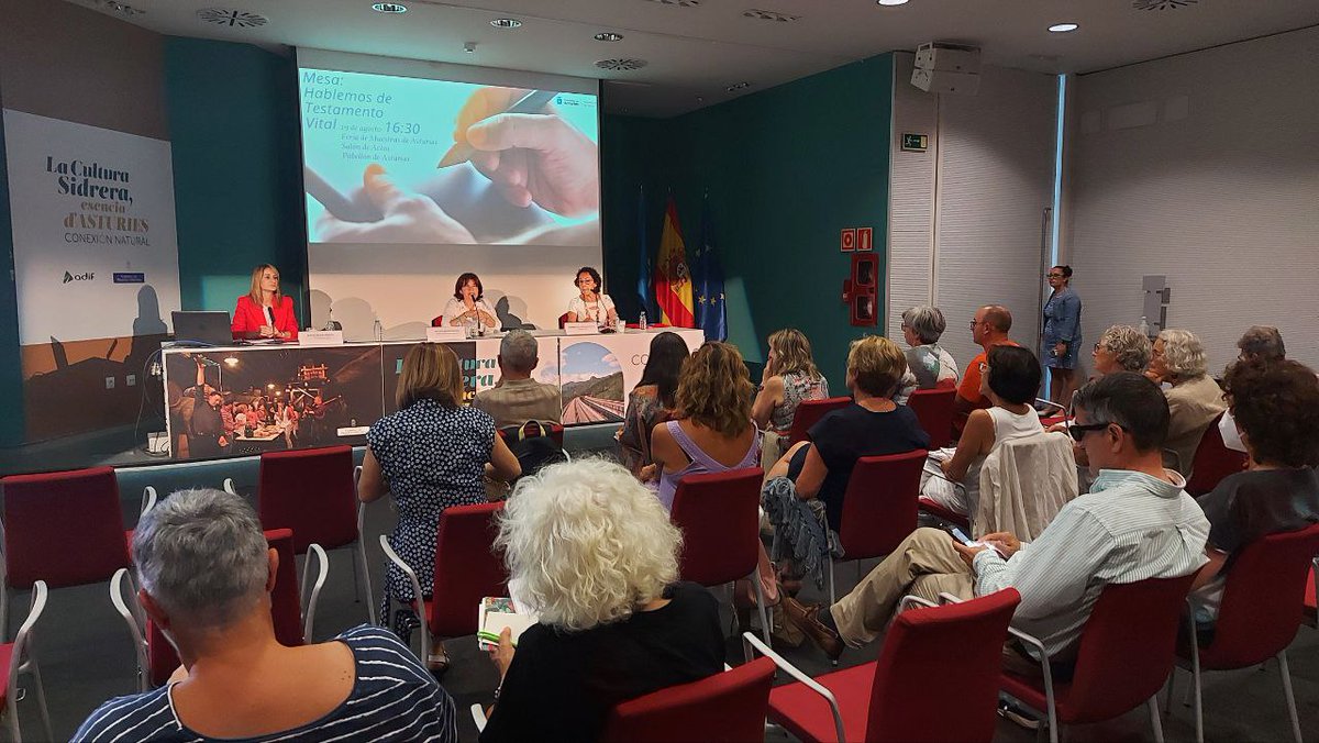 astursalud's tweet photo. 🗣Hoy en @fidmagijon hablamos de la instrucciones previas #TestamentoVital, un aspecto fundamental para asegurar el acceso a una muerte digna en el caso de querer ejercer este derecho

📍 Pabellón de #Asturias #Gijón https://t.co/wpJjq6VEjR