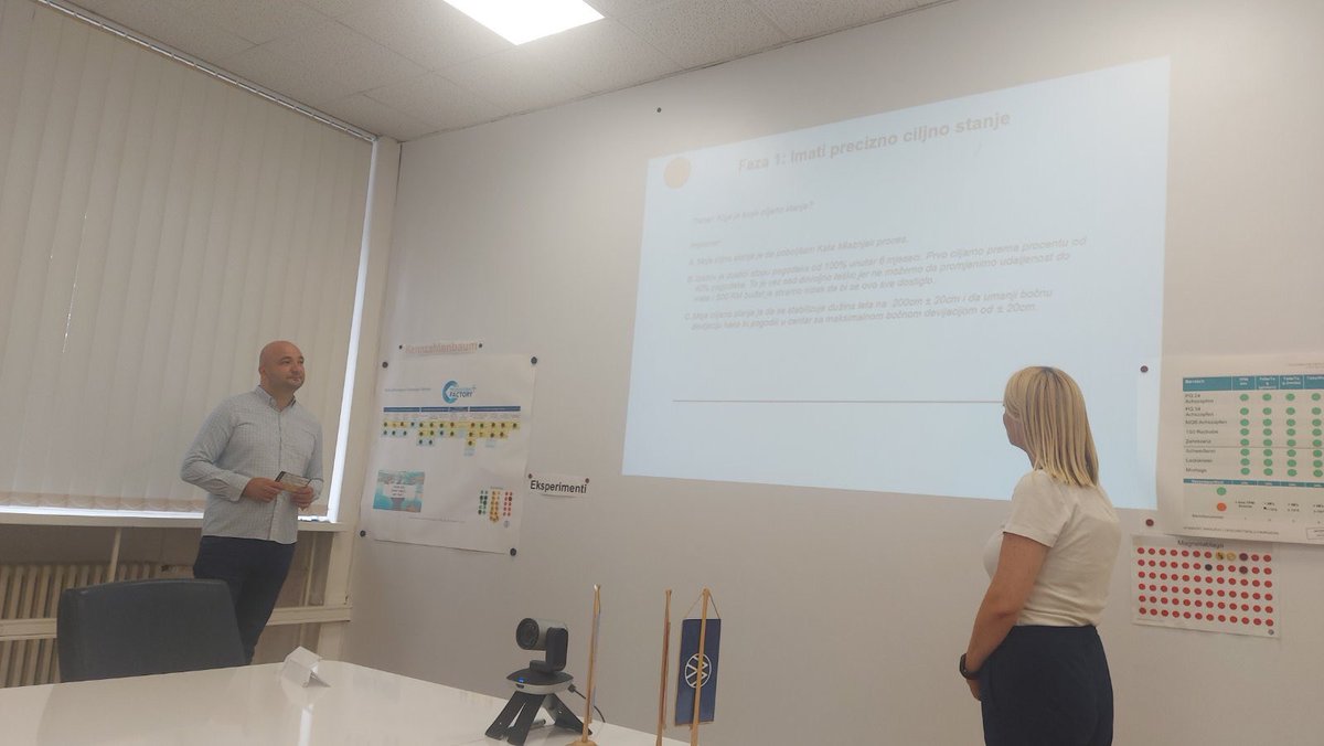 SisicMalik's tweet photo. Friday is Kata dojo day at #Volkswagen #Sarajevo. Today we did some reps with TC reference answer, and we started to tackle Phase 3, obstacle question. We are repeating exercises due to the 3 week pause over vacation. https://t.co/FYkj0vBFDk
