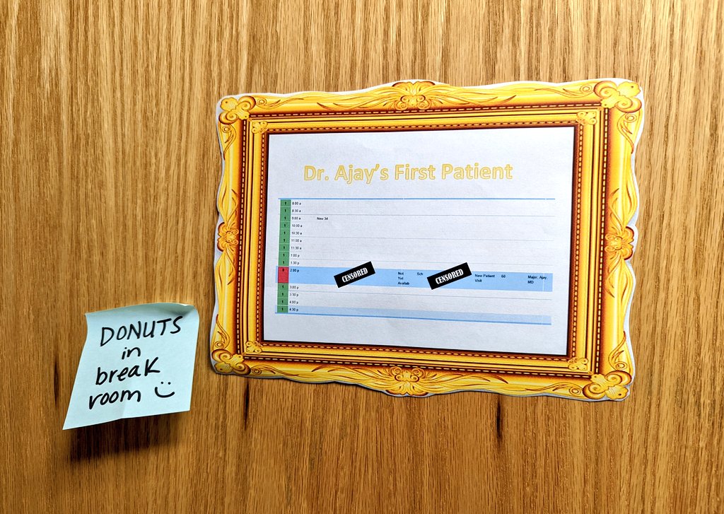 First clinic! Thank you to <a href="/CUHematology/">CU Anschutz Division of Hematology</a> for such a warm welcome. 🥹🥹🥹 #lymsm