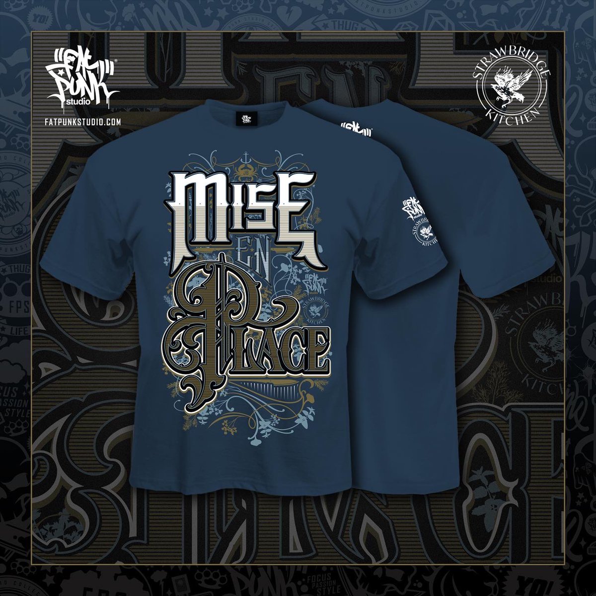 fatpunkstudio's tweet photo. Check out the tasty “Mise En Place” #tshirts🌿🧄🦀 The #JamesStrawbridge @eco_boy vs @fatpunkstudio collection. Shop the look via the link below. #tshirtdesign #miseenplace #tshirt #chef
•
🦀 https://t.co/zqrSVXRXTY https://t.co/a9O6GIJQFg