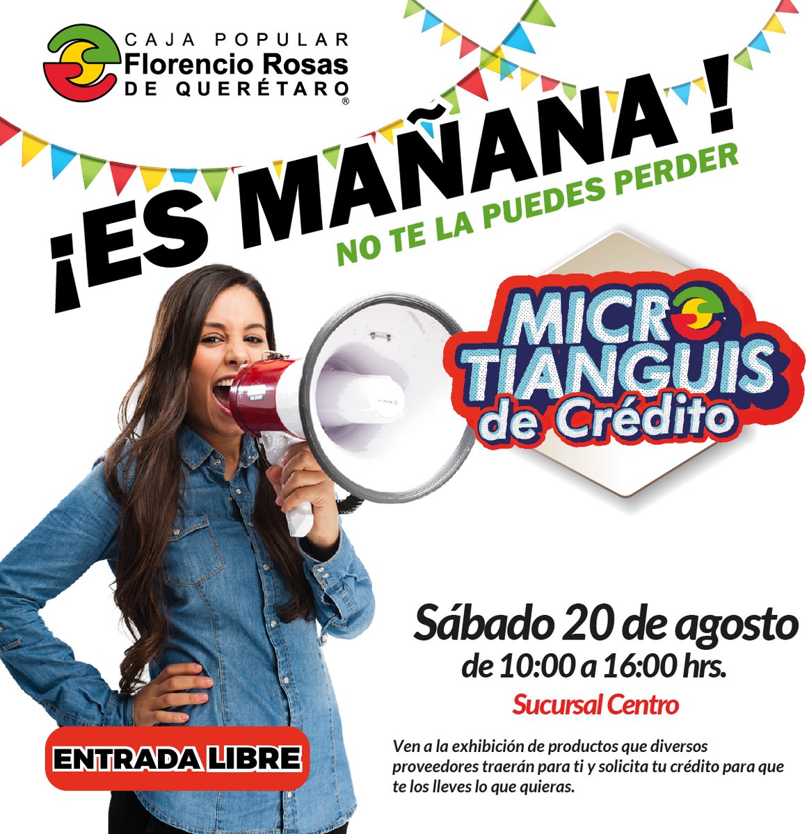 florencio_rosas's tweet photo. Mañana tenemos una cita, ven con toda tu familia. 👨👩👧👦
🟢🟡🔴 Caja Florencio Rosas
La cita es la sucursal CENTRO: Independencia #50 Col. Centro.
📱 Solicita más información vía WhatsApp al 442 200 7119
#CajaFlorencioRosas #CajaPopular #microtianguis https://t.co/e1fuSQvwLc