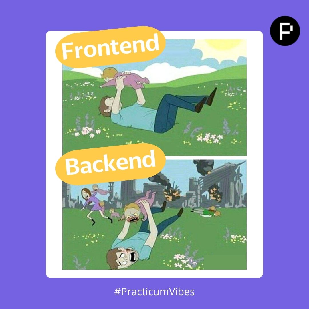 tripleten_latam's tweet image. ¡Nada es lo que parece! 🤣 🤣 🤣
.
.
.
#PracticumVibes #meme #techmeme #techmemes #Backend #frontend #bootcamp #programmer #INTERNET #programacionweb #webdeveloper #webdesign #DataScience #ingeneria