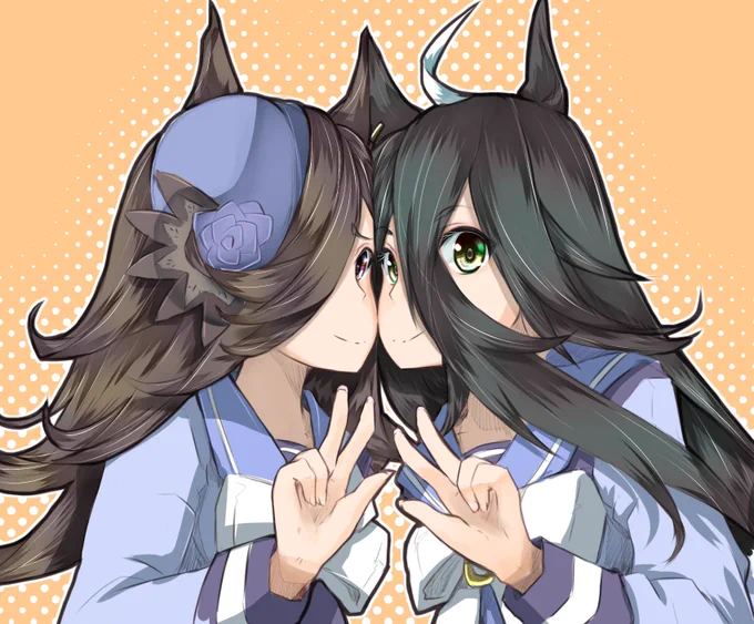 #夏休みはマンハッタンカフェのイラストが増えるらしい 