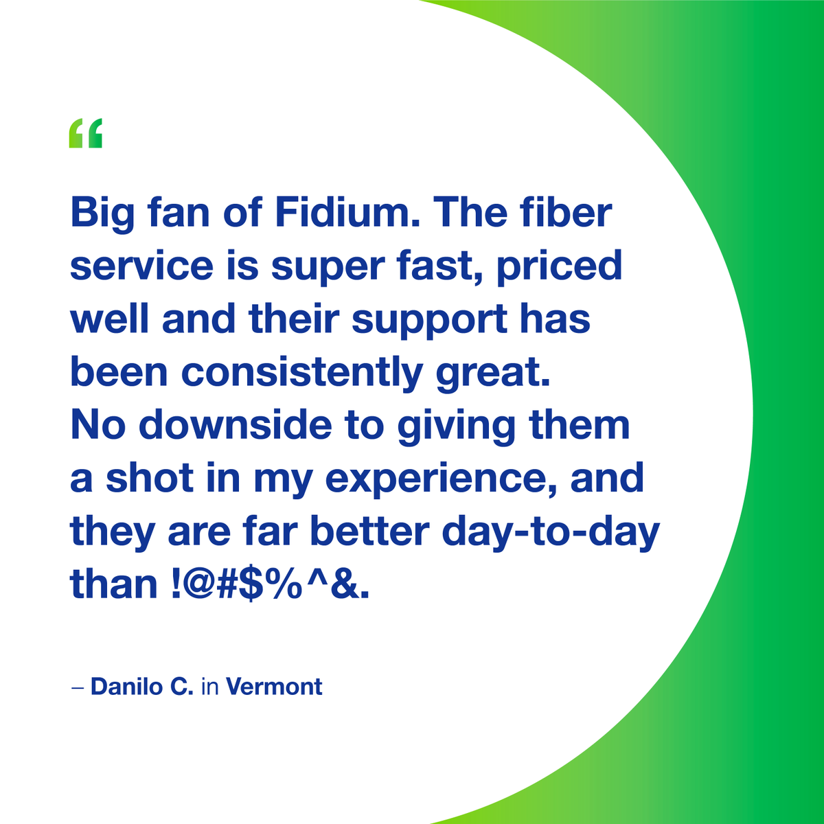 FidiumFiber's tweet photo. Don’t just take our word for it — Fidium Fiber customers are raving about our super fast speeds and superior customer support. Sign up today and see for yourself: https://t.co/WXFGCpLN8I

#FinallyFidium https://t.co/WjFb5gBqCe