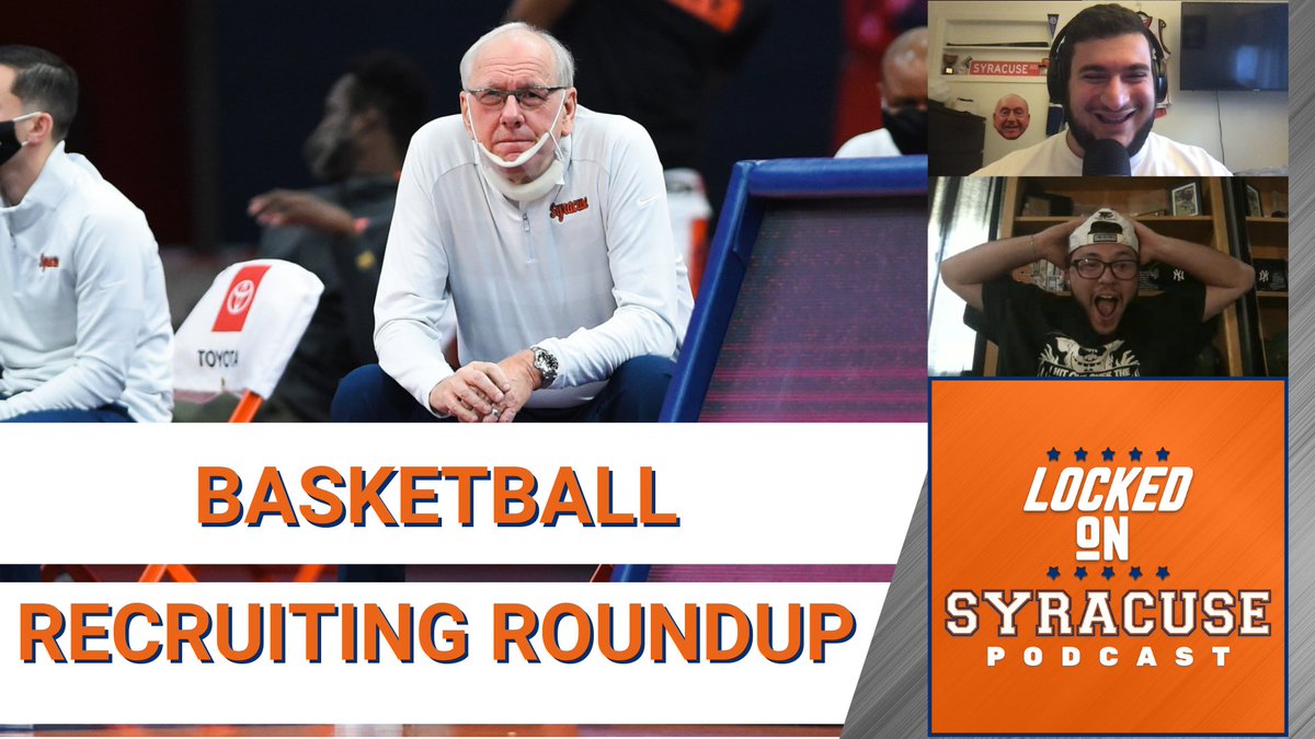Time to catch up on SU MBB recruiting!

@matt_bonaparte and @OValentine14 take you through Syracuse basketball's '23 and '24 targets, as well as discuss how good Judah Mintz could be.

LISTEN: https://t.co/R9CtWwZqm1 https://t.co/8eJELJe9hX