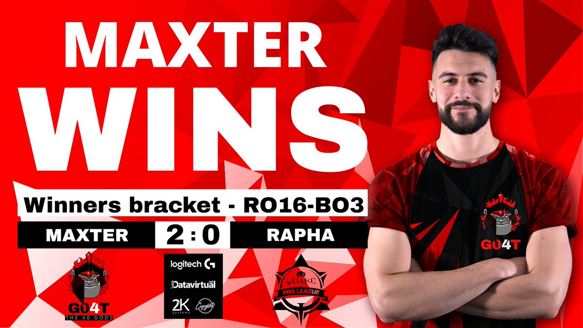 Dear mortals! @MaxterQuake defeats <a href="/liquidrapha/">Shane Hendrixson</a> 2:0 and advances to Winner Bracket femi finals! LETSS GO MAXI!!!!!!
<a href="/KeenconGaming/">KeenCon</a> <a href="/2ksystems/">2KSystems</a>