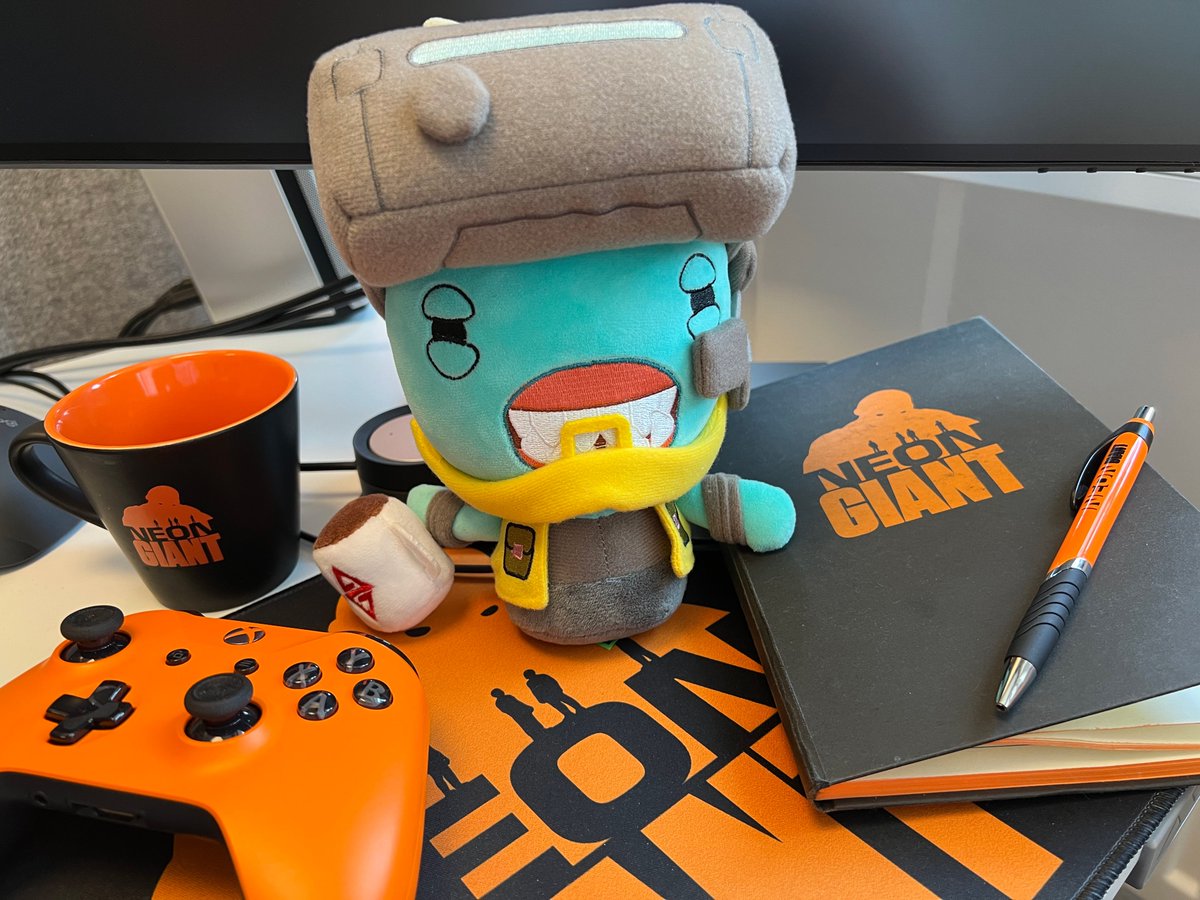 AscentTheGame's tweet photo. nogHead has been seen throughout the @NeonGiantGames studio today... He better not have messed with our security measures again...

Order your nogHead Plushie today, time's running out!

https://t.co/jDGUgnRJyU https://t.co/hHn2TpW60Q
