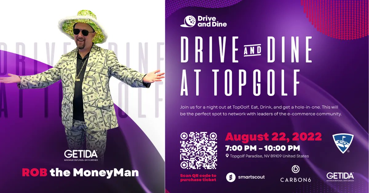 RobStanleyUSA's tweet photo. Amazon Sellers please join GETIDA "MoneyMan" at the ASD after-party of the year! Amazon Sellers contact GETIDA for FREE tickets - Aug 22 - TopGolf Las Vegas

#topgolf #asd #asdvegas #amazonseller #amazonfba #amazonus #getidamoneyman #moneyman #getida https://t.co/LjdJqA6bCd https://t.co/prFAymdpB3