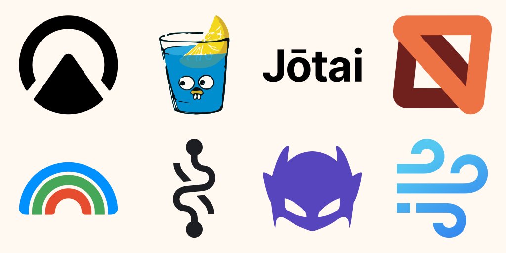 svgporn's tweet photo. Added @arcdotcodes, #gin, #jotai, #mswjs, @plasmicapp, @recoiljs, @WayScriptHQ, #windycss @ https://t.co/OQqT6j4fKJ #SVG #logos https://t.co/trDXyS3GpG