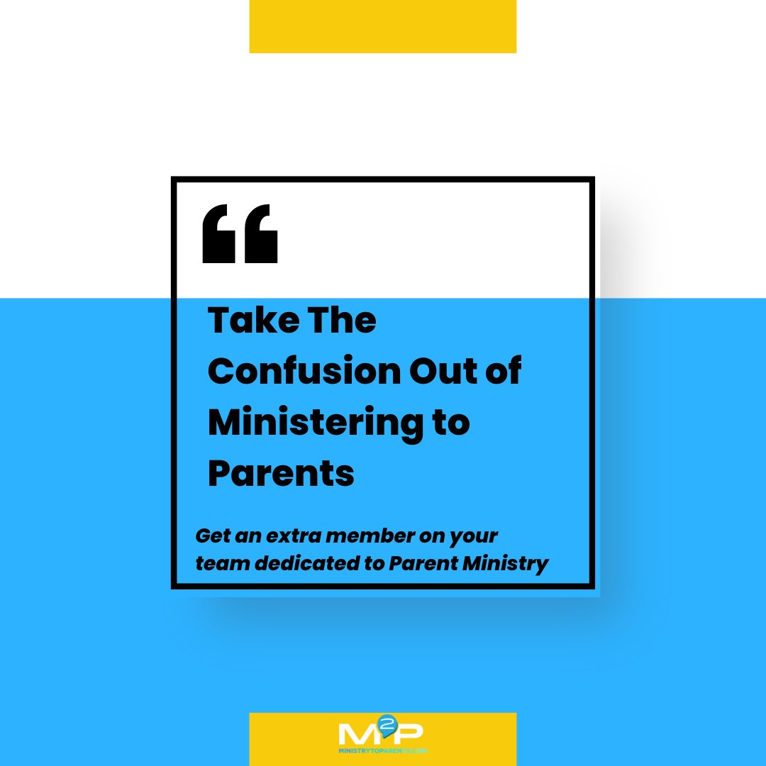 M2P gives you digital resources that help take the confusion out of ministering to parents. We are an extra member on your team dedicated specifically to Parent Ministry.

Learn more about becoming a member by visiting our website today 📲 ministrytoparents.com/#membership