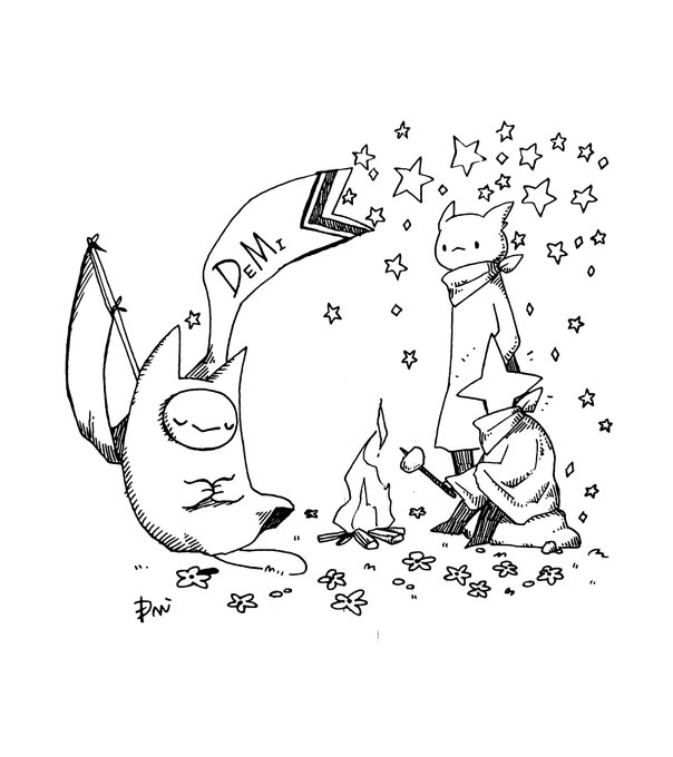 「campfire hat」 illustration images(Latest)