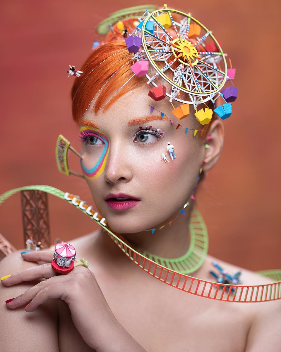 Here you can see more details of “Wonderland” project

It’s a combination of makeup art and model-making, totally handmade!

Collaboration with <a href="/AzarianReihaneh/">Reihaneh Azarian</a> 

Available on foundation:
foundation.app/@GhazaleG/cmbg…