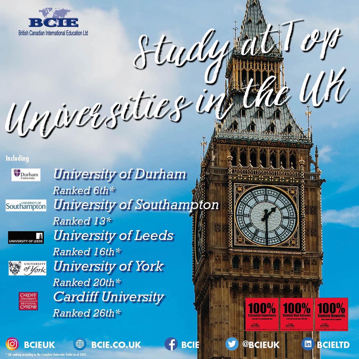BCIEUK's tweet photo. 🇬🇧
Study in some of the Top Universities in the UK with expert help from BCIE Ltd.
Fill out our simple google for more info.

https://t.co/4v7VzpfCHD https://t.co/XB60Nj9VqR