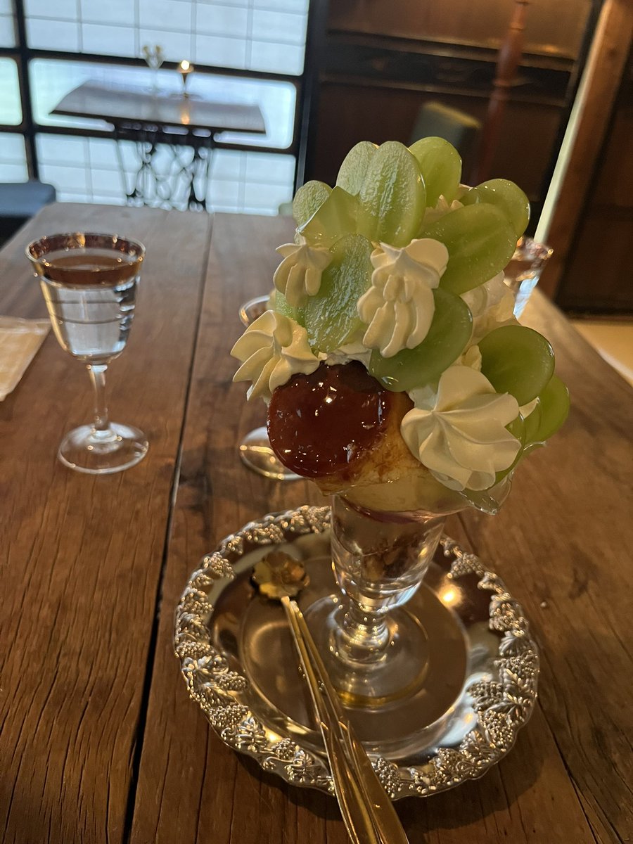 yokaze201395's tweet photo. #シャインマスカットパフェ
の季節がやって参りました。
#sunnysidecafe https://t.co/4VAWtwQBRJ