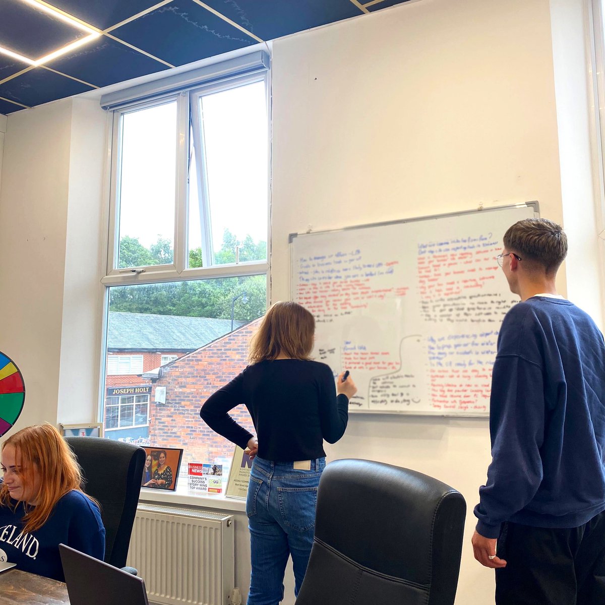 Internal team idea sessions fuelled by Colin the Caterpillar 🐛 (not pictured because we enjoyed him in seconds!) 

Thanks <a href="/marksandspencer/">M&S</a> 🍫