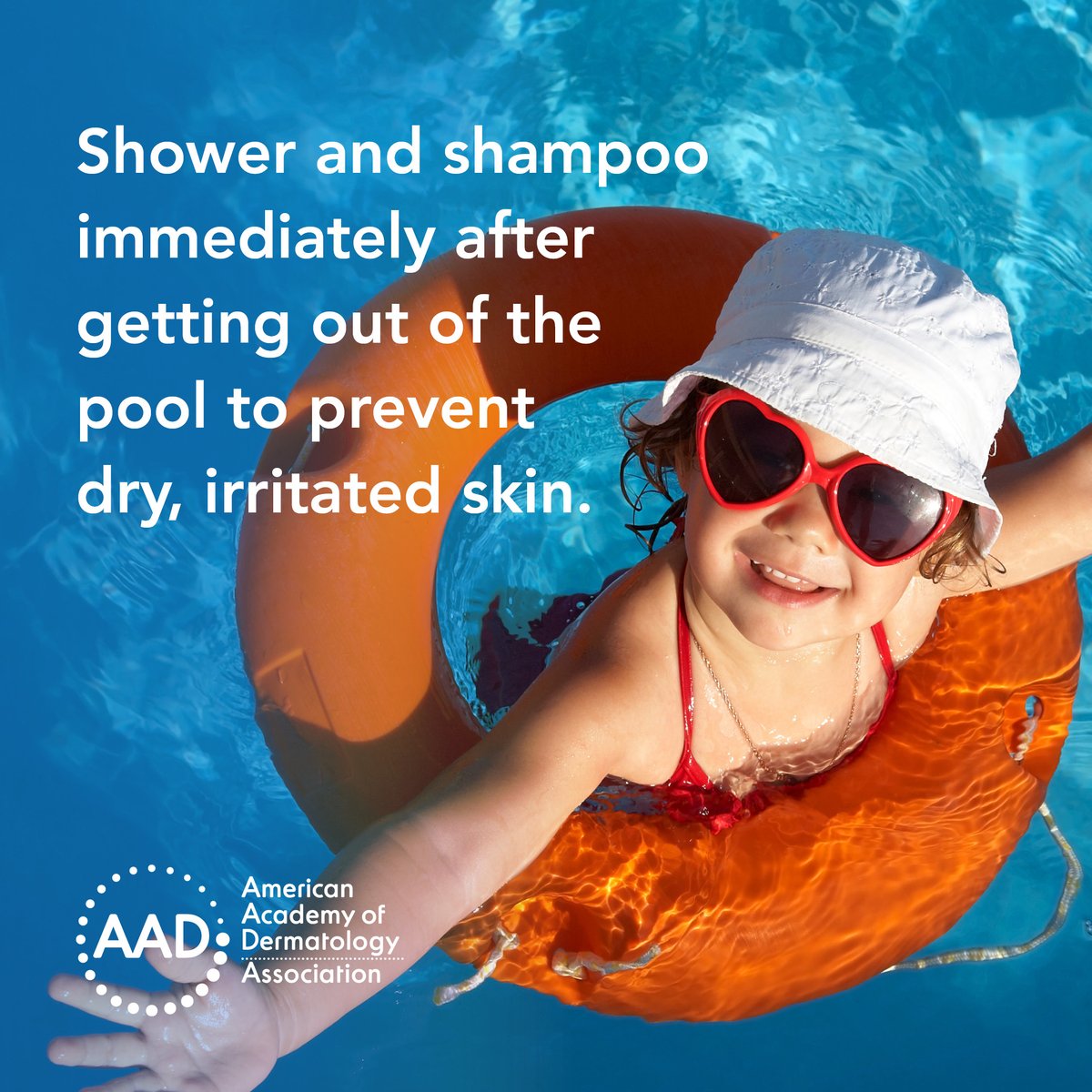 Swimming can be a great way to cool off in the summer heat or get some exercise, but it can also irritate your skin. Wash off as soon as possible to prevent dryness and irritation. And if you are just taking a break between dips in the water, make sure to reapply your sunscreen!