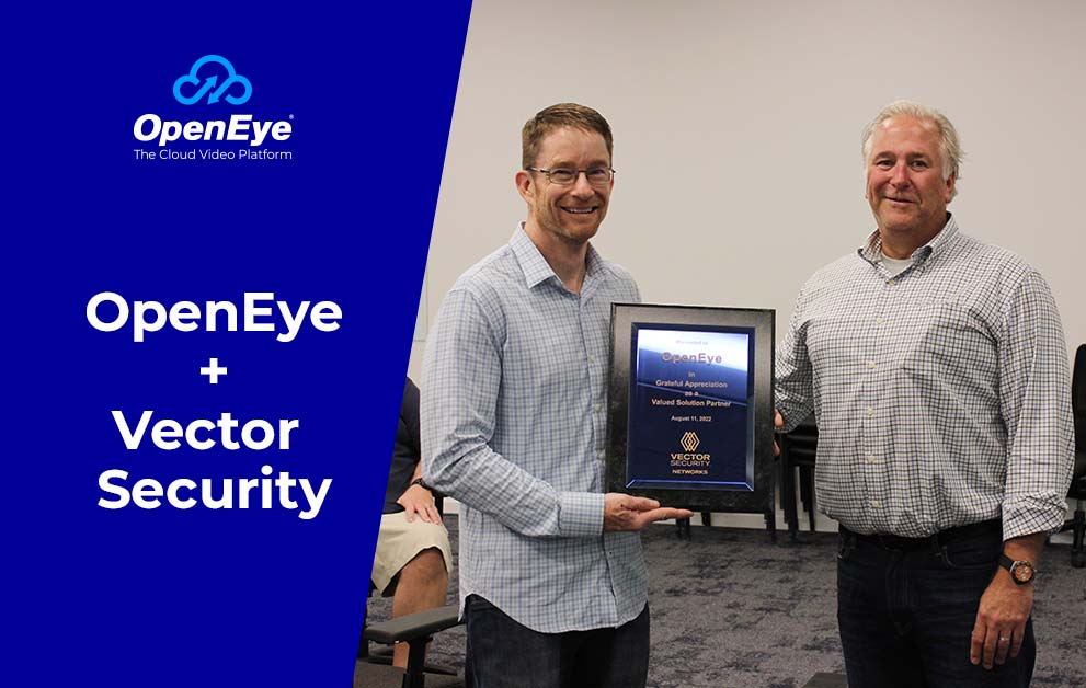 OpenEyeVideo's tweet photo. OpenEye was proud to be recognized as a valued solution partner by @VectorSecurity, whom we recently hosted at our headquarters in Liberty Lake, WA.
#openeye #vectorsecurity #videosecurity #channelpartner https://t.co/JuUM3lg1hf