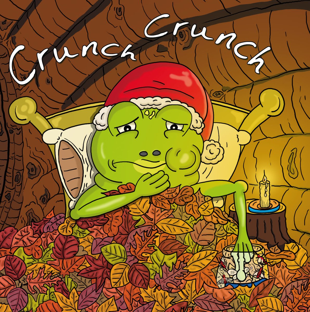 jocanho's tweet photo. You know that late night feeling when you can't sleep worrying about the Big Sleep. It's always good to snack on a bug or two. #ChildrensBooks #CHILDRENSBOOK #picturebook #picturebooks #childrensbookillustration #bookillustration #children #childrenbooks #illustration #Toad #Bugs https://t.co/BIk55uM1oL
