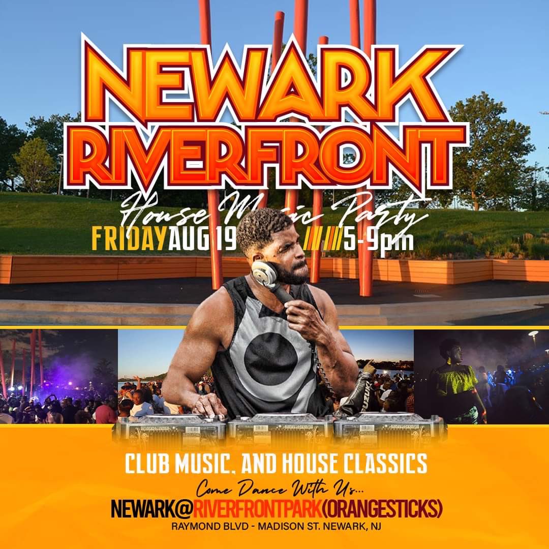 Newark Riverfront (@newarkriverfrnt) on Twitter photo Tonight #NewarkRiverfront House returns to the Orange Sticks with <a href="/djomarabdallah/">omar</a> from 5-9pm! <a href="/CityofNewarkNJ/">City of Newark</a> <a href="/NewarkCityParks/">Newark City Parks Foundation, Inc.</a> Tonight #NewarkRiverfront House returns to the Orange Sticks with <a href="/djomarabdallah/">omar</a> from 5-9pm! <a href="/CityofNewarkNJ/">City of Newark</a> <a href="/NewarkCityParks/">Newark City Parks Foundation, Inc.</a>