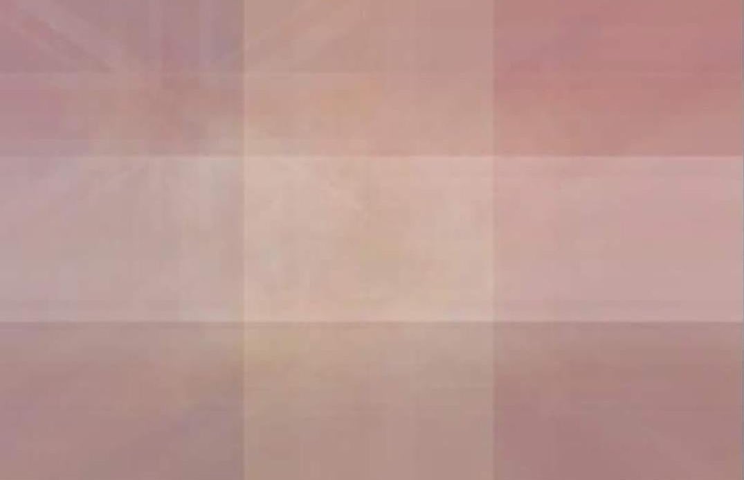 The average colours of all flags in the world. Notice that the UK is clearly visible in the top left.