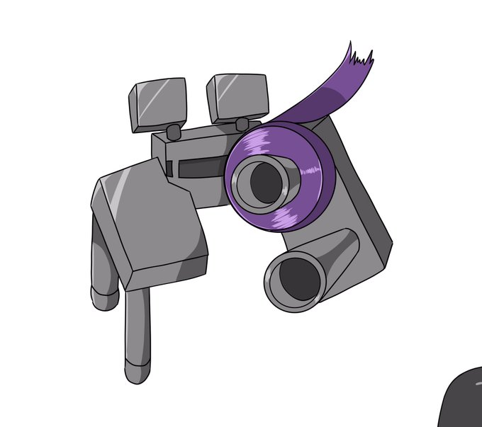 無駄にカッコいい感じのデザインになったモンスターくん。テープを使って拘束する事が生業 