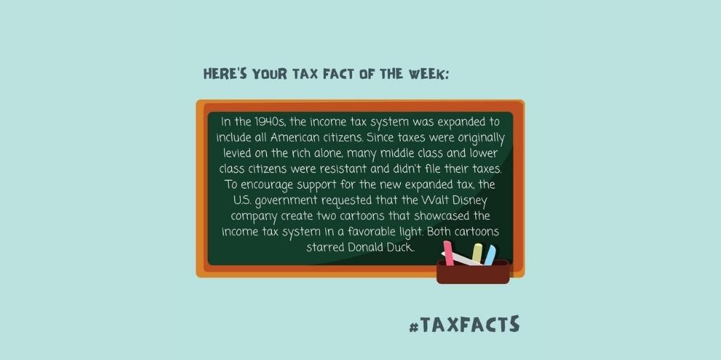 CPA Business Advisors, Inc. has a fun tax fact to share with you. #TaxFacts