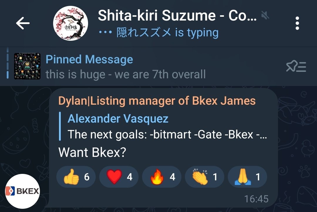 Stormunitedforc's tweet photo. We are thrilled to have some extra exposure from another well established #cryptocurrency #exchange , a warm and friendly welcome to @Dylanbkexer (TG alias) from @BKEXGlobal !

#SUZUME #Community it's extremely exited and grateful for the attention 🌸

@s_shitakiri @DevKobayashi https://t.co/04bLSCstnF