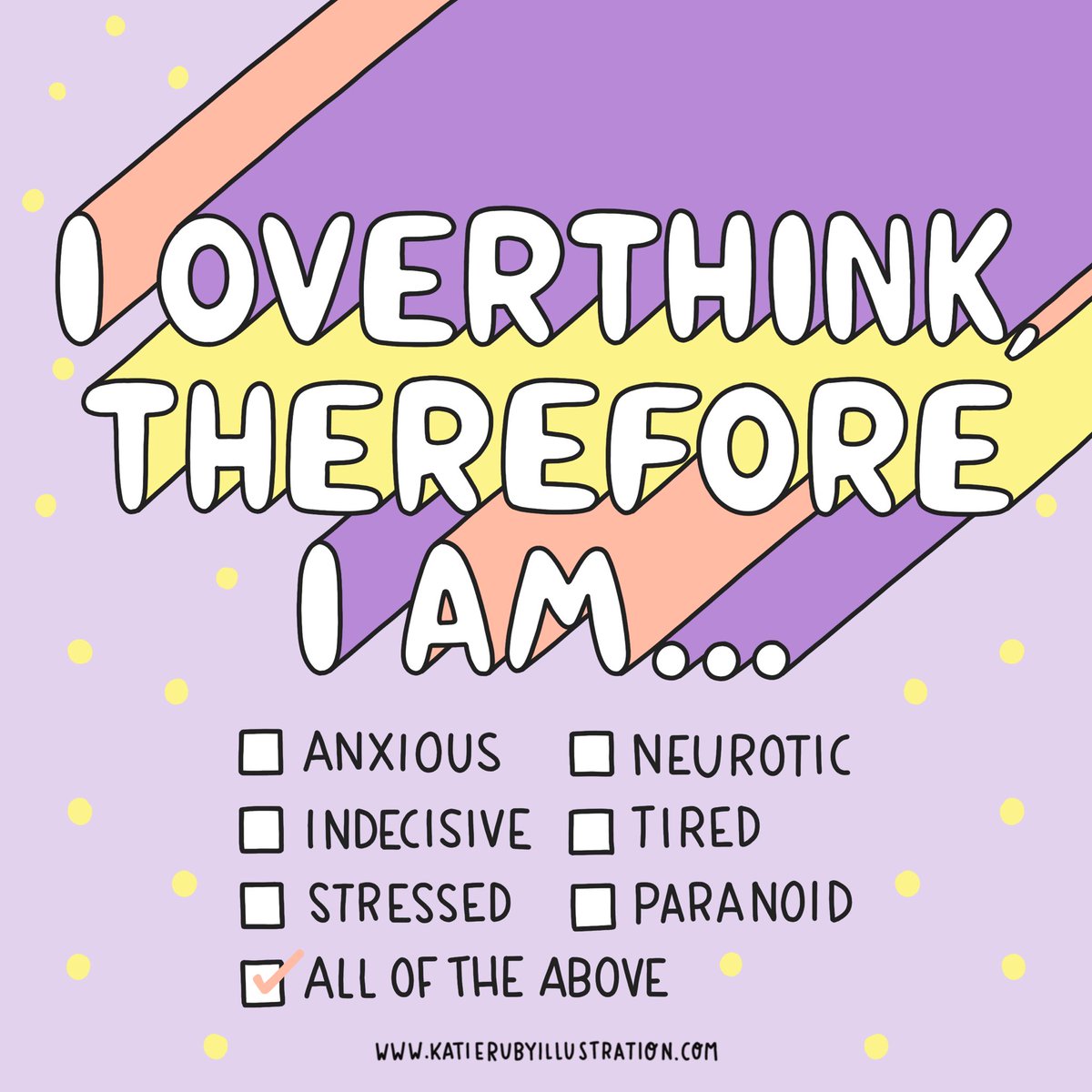 KatieRubyMiller's tweet image. Hold on I’ve got to overthink about it! #overthinker