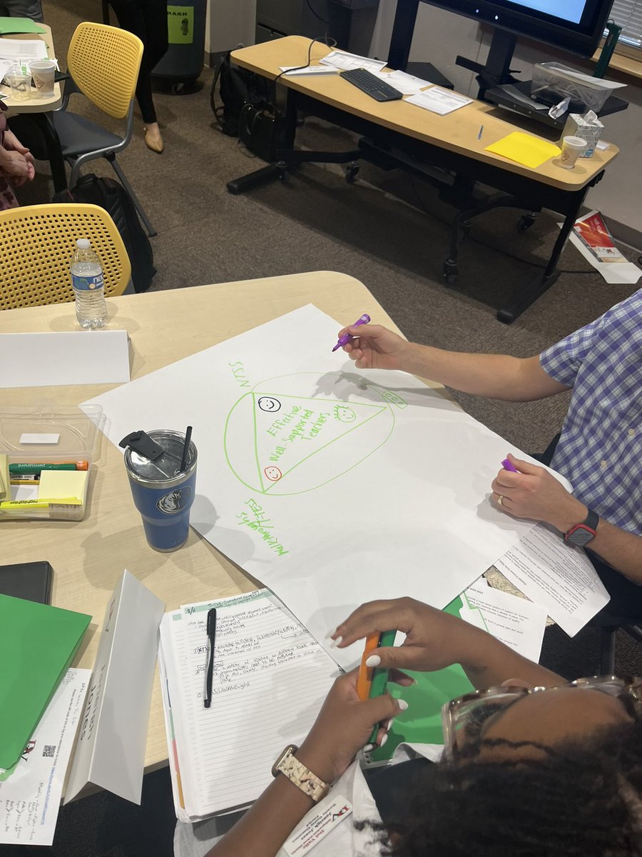 dvisd_hr's tweet photo. At our monthly Leadership Meeting we discussed our district systems to ensure we have Effective, Well-Supported Teachers. Campus Leaders made great connections between our New Teacher Support System, T-TESS, and MTSS for Teacher Supports Protocol. #dvdifference #support https://t.co/PWZsPIM2BH