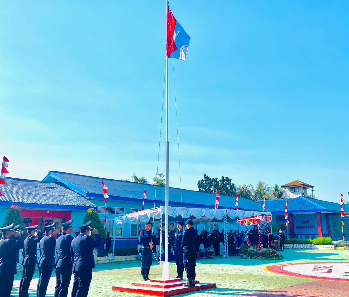 lapas_perempuan's tweet photo. PUNCAK HDKD KE-77, SELURUH PEGAWAI LAPAS PEREMPUAN KUPANG IKUTI UPACARA BENDERA
#KamiPASTI
#HDKD
#KemenkumhamNTT
#LapasCERIA https://t.co/iTEsbmB8ge