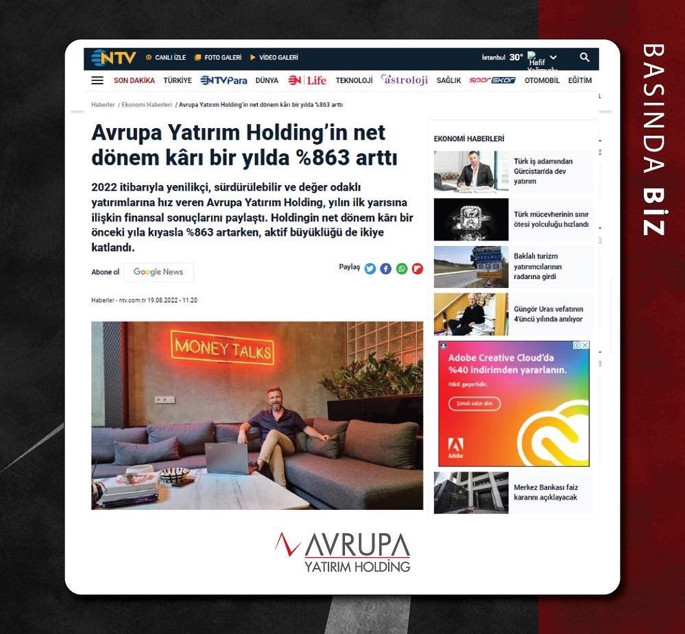 Avrupa Yatırım Holding tweet media