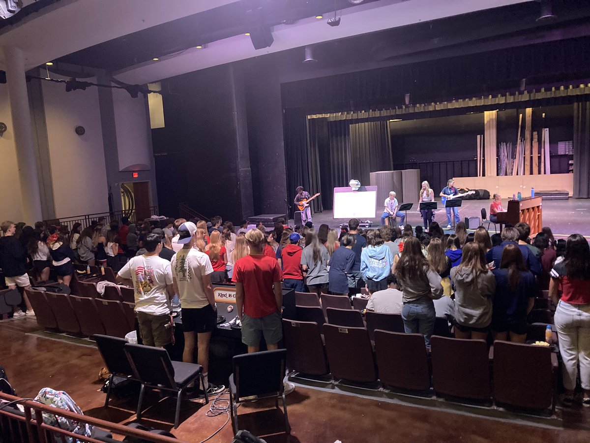 TheCoachSly's tweet photo. This is how we start game day at the M! FCA at the Mpire! #Mpire22🦅 #Mpactful #Mpowering https://t.co/MBQeqncJSR