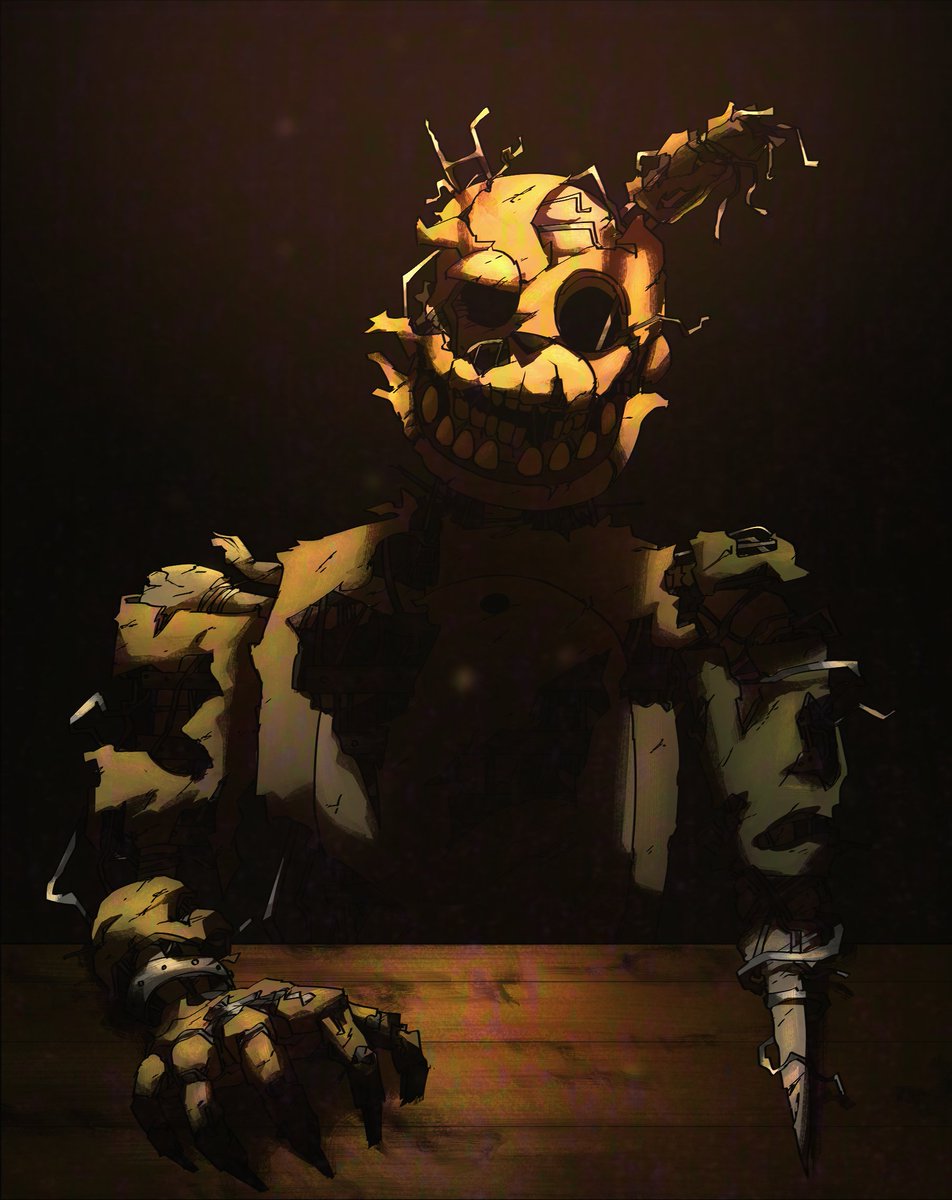 he's just there to help with some paperwork let him inside nothing bad will happen to you
#fnaf #scraptrap #springtrap