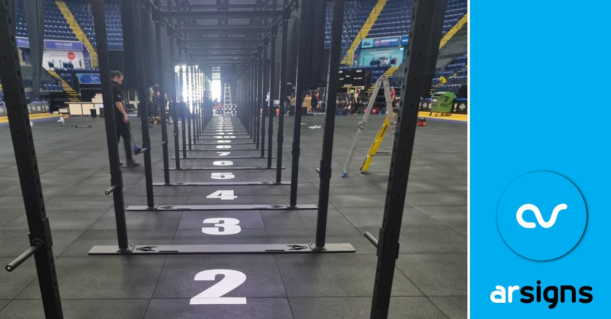 ArSigns's tweet image. We've over 200m² of #FineSignFriday to share today... 

The finest of human specimens are on show at the @nottinghamarena - and that's just our Installers 🤭
 
We're very excited to provide the #signage for #TheEuropeanChampionships in #Nottingham - all 200m² of it!!! 💪💪🏋️🏋️