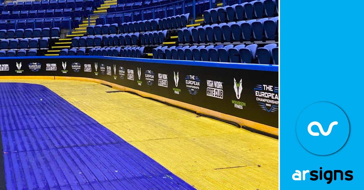 ArSigns's tweet image. We've over 200m² of #FineSignFriday to share today... 

The finest of human specimens are on show at the @nottinghamarena - and that's just our Installers 🤭
 
We're very excited to provide the #signage for #TheEuropeanChampionships in #Nottingham - all 200m² of it!!! 💪💪🏋️🏋️