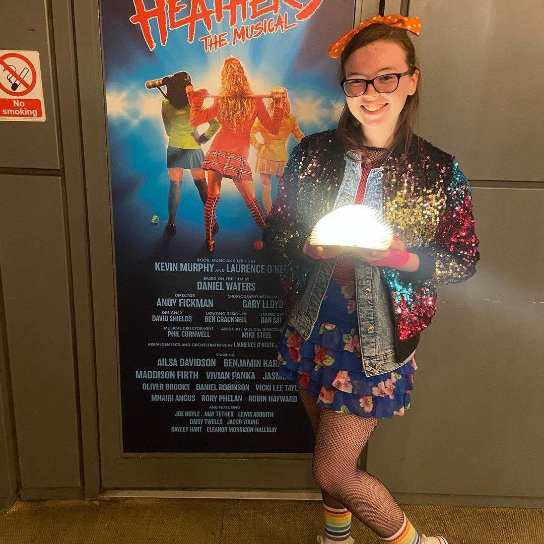 HeathersMusical's tweet photo. Check out these Corn Nut cosplayers! β€οΈπππ #BigFunFriday π§΅elphablonde_cos, basictheatregirls (Insta), @livmariekerner, @WGuardian17 https://t.co/GQ5j5VDTFj