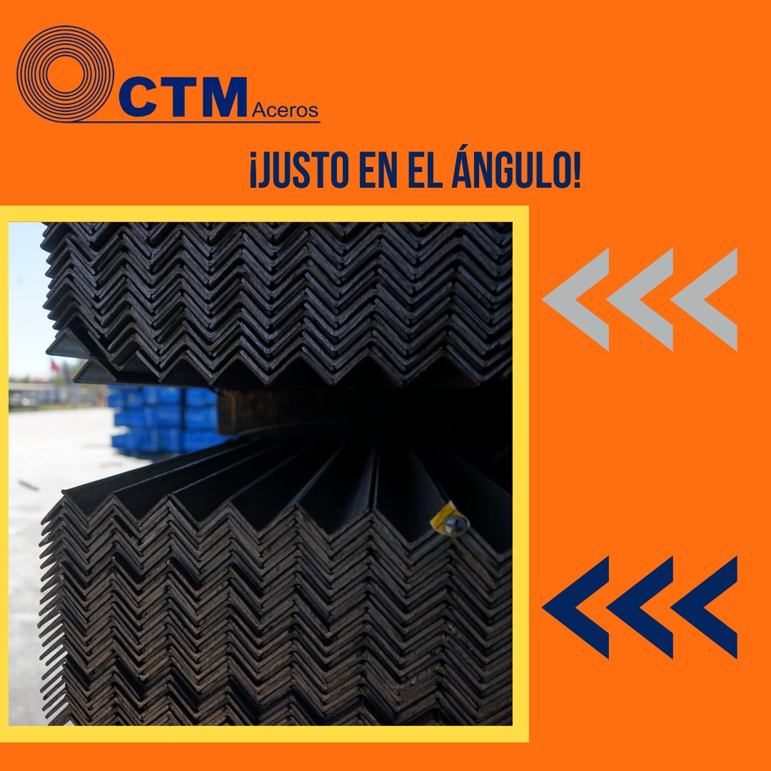 CtmAceros's tweet photo. ¿Sabías que? Los ángulos de aceros son los mejores aliados de la construcción ya que alivianan el peso estructural sin perder resistencia y durabilidad. 😎
✔️Marcos de puertas y ventanas 
✔️Fabricación de estantes
 Encuentra este y más productos en 🔗https://t.co/PiuO9bGnz9🔗 https://t.co/dNfx7ZrsRl