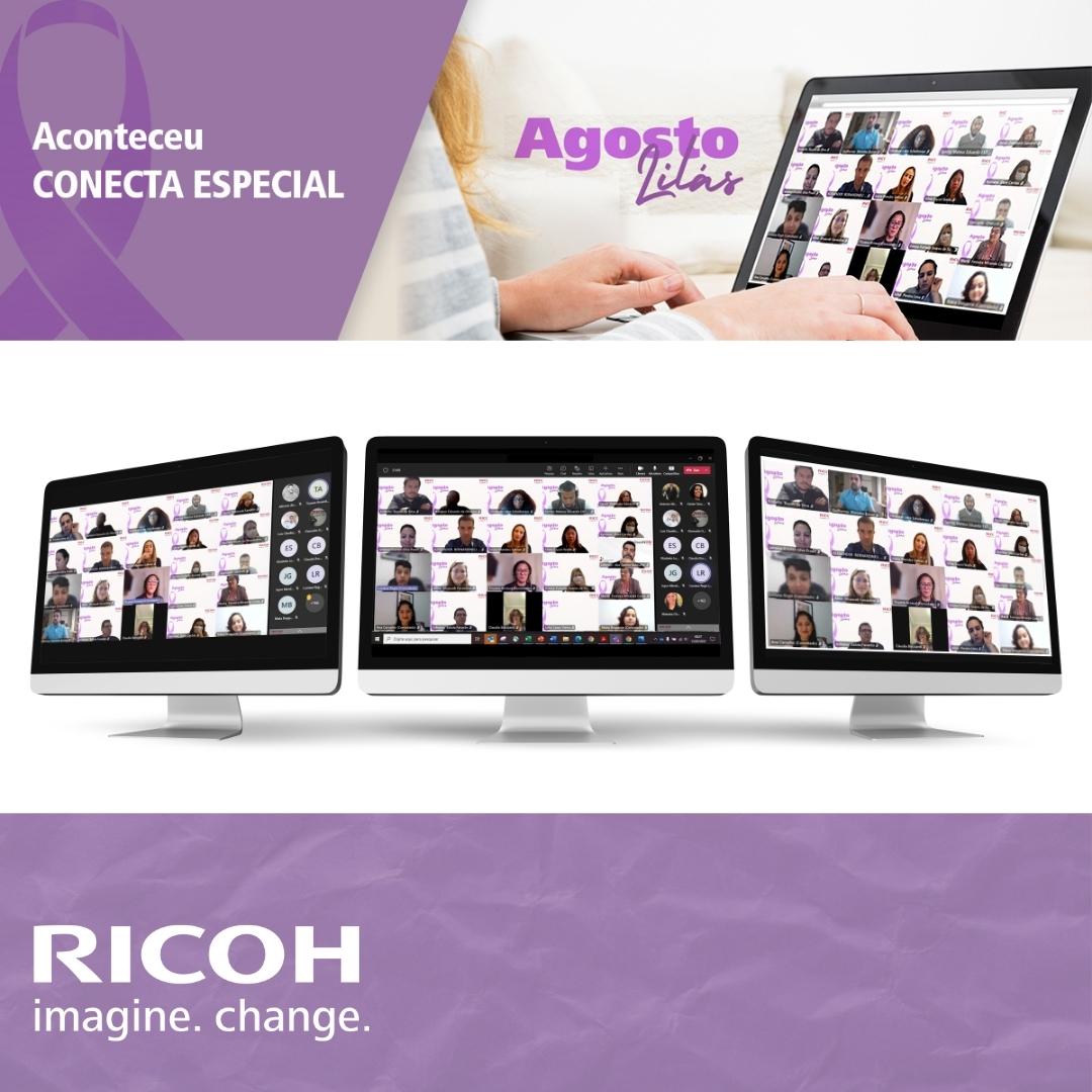 Ricoh_Brasil's tweet photo. Com o Agosto Lilás como tema, inovamos nosso Conecta mega especial do mês, exploramos os tipos de violência contra a mulher: física, psicológica, moral, hereditária e sexual.
Falamos sobre o papel do homem e incentivamos a reflexão, a conscientização e a mudança de atitude. https://t.co/K3d2J0baFB