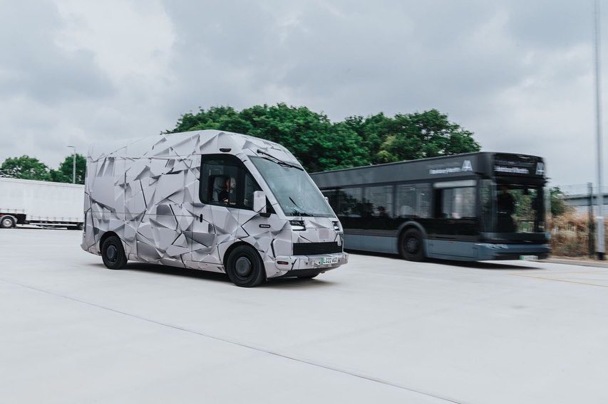 arrival's tweet image. The Van isn't the only one hitting public roads lately...the Arrival Bus has been getting out there as well! It’s a true showcase of our vision for multi-modal zero-emission transport in cities. 

Stay tuned for more details on the Bus’s time on the road.