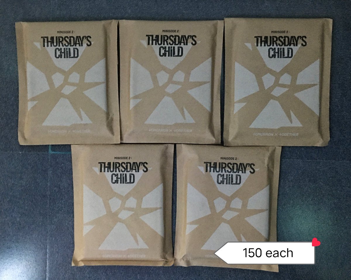EllipsisSeries's tweet photo. #ellipsisells
Minisode 2: Thursday's Child Tear ver.
Complete member set. 150php each, Complete Inclusions except pc and poster only. 
Yeonjun ✅
Soobin ✅
Beomgyu ✅
Taehyun ✅
Huening ✅

M2TC Lenticular photocards
100php each.
Soobin end ✅
Soobin hate ✅
Huening mess ✅ https://t.co/0fxJnzETgJ