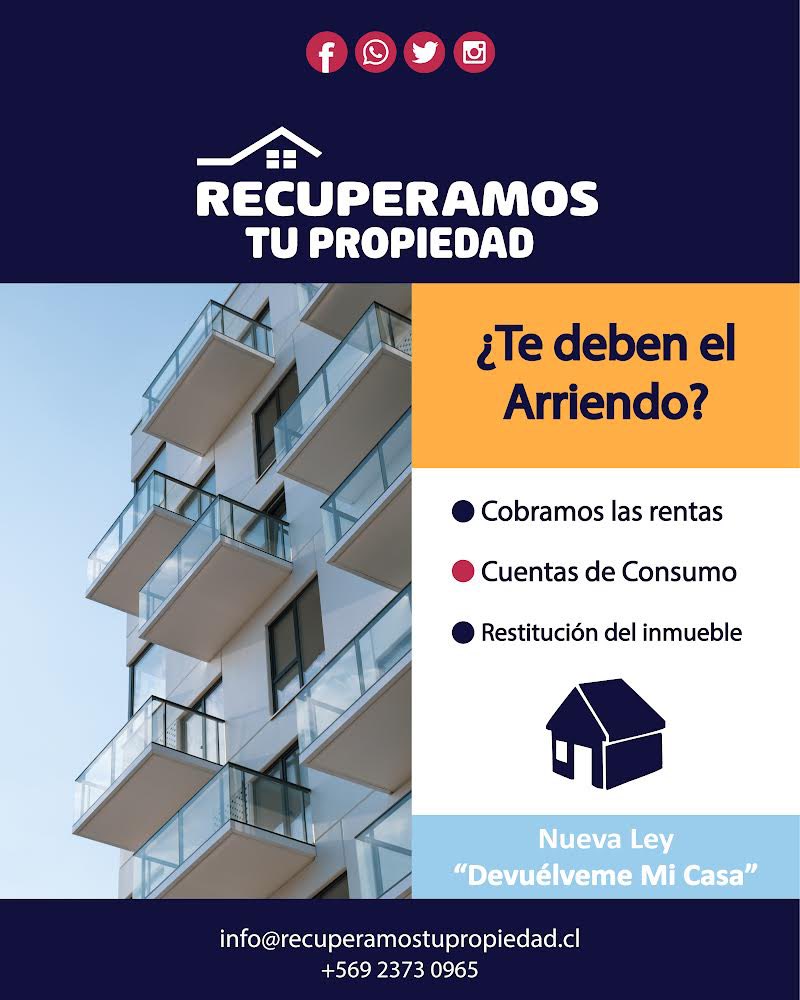 RecuperamosP's tweet photo. Recuerda que si necesitas usar la nueva ley #devuelvememicasa, tu arrendatario debe adeudar al menos una deuda de arriendo o una deuda de gasto común o una deuda de luz, agua, gas u otra.

#100Indecisos #arrendatarios #juicioarriendo #URGENTE https://t.co/a8ZY99howP