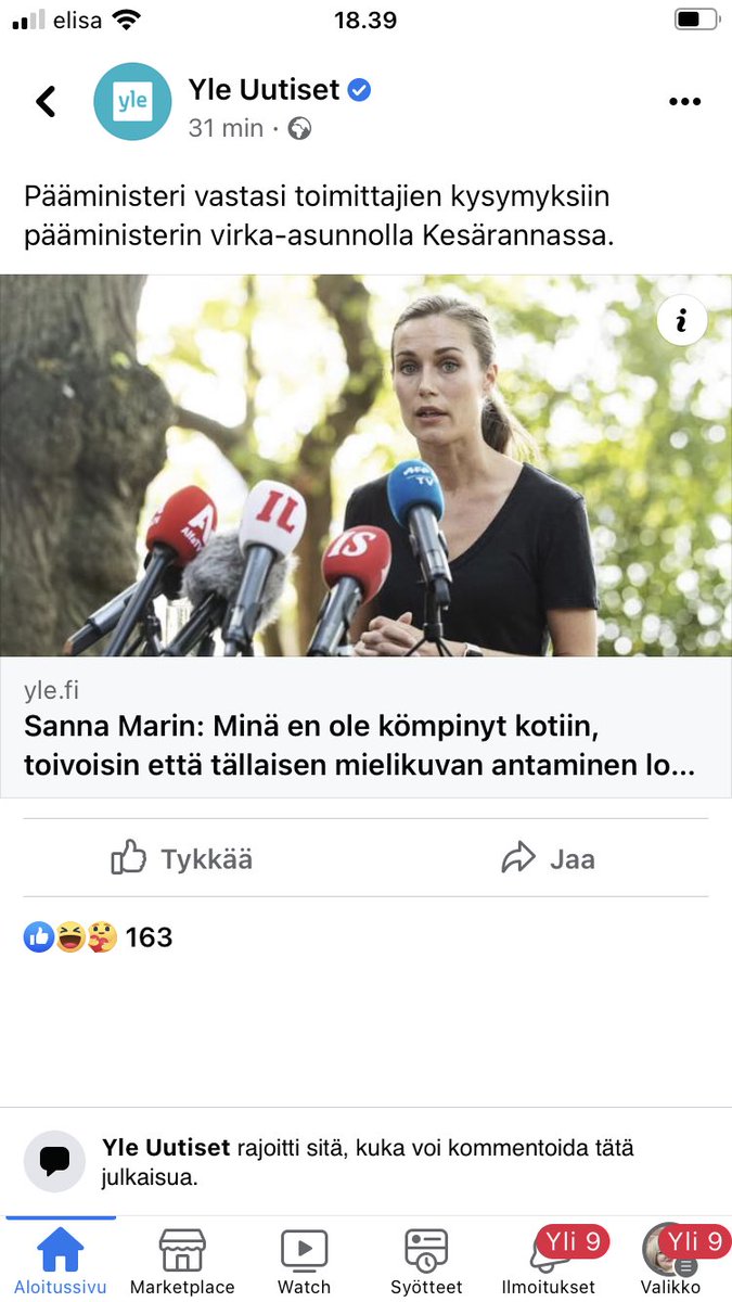 Tiina Isotalus (@tiinaisotalus) on Twitter photo #journalismi korpivaellus jatkuu. <a href="/yleuutiset/">Yle Uutiset</a> on laittanut kommentoinnin pois päältä - arvatenkin lehdistötilaisuuden toimittajat ja median toiminta saisivat liikaa kritiikkiä. Mitenkäs #itsekritiikki ? #journalismi korpivaellus jatkuu. <a href="/yleuutiset/">Yle Uutiset</a> on laittanut kommentoinnin pois päältä - arvatenkin lehdistötilaisuuden toimittajat ja median toiminta saisivat liikaa kritiikkiä. Mitenkäs #itsekritiikki ?