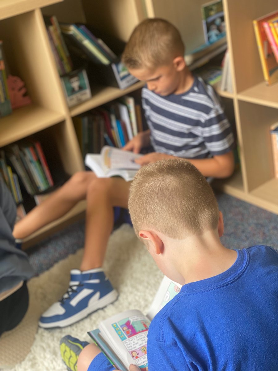 My class this year absolutely LOVES getting the chance to visit our class library! We have been working hard this week to build our reading stamina! #wearemcneil #myMISD