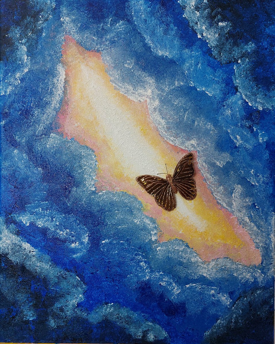 quadeights8's tweet photo. I made this last night after learning that my mom will begin hospice care for her metastatic cancer. It is called "Going Home". https://t.co/YPhQTgFZQT