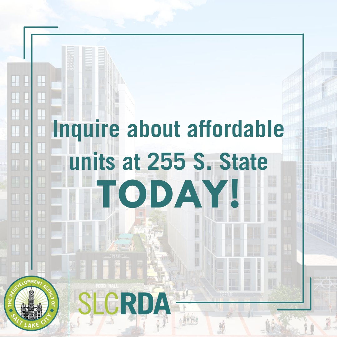 Redevelopment Agency of Salt Lake City (RDA) tweet media