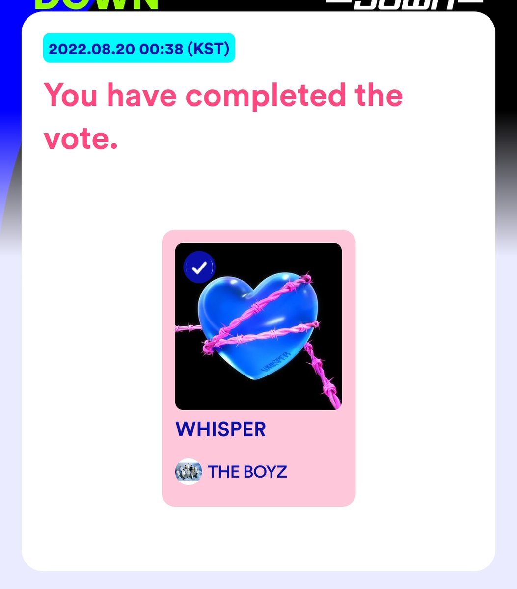 vote whisper for mcountdown deobis! you can vote once a day/account 💙🔥 mnetplus.world/community/vote…