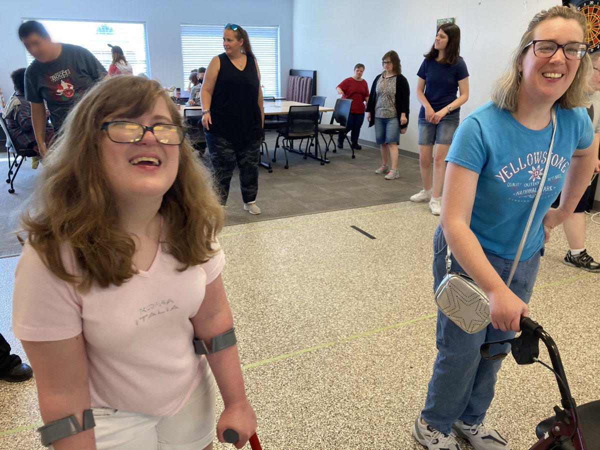 AGI is truly a special place to be a part of. On Thursday we danced, told jokes, made lotion and gave our time to another area nonprofit. Today the groups are heading to a museum in Lincoln, playing laser tag and playing a round of miniature golf. 
#community #IDD