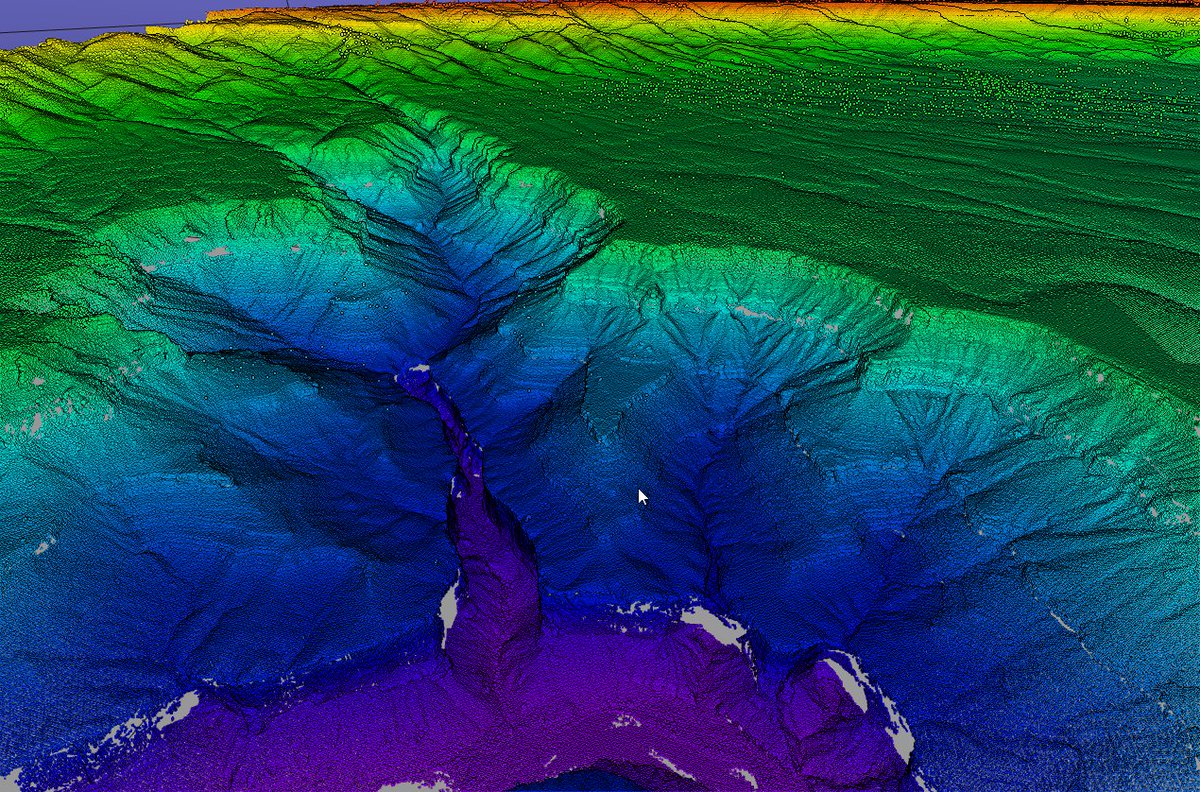 Happy World Photography Day! - Today, we celebrate all the great colourful data images that you are able to create with our software. This is the northern part of the Grand Canyon, in Arizona, USA. #worldphotographyday #qpssoftware
