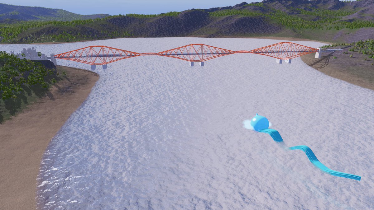 Want to see how this bridge was built out of rails by <a href="/teddyradko/">Teddy Radko ඞ</a> in #CitiesSkylines? Watch this VOD of Cities in a Snap: Rails! youtube.com/watch?v=d3_kD8…

Speaking of rails: we'll be re-railing a coaster in our #PlanetCoaster in a Snap: #RMCit on September 10th!