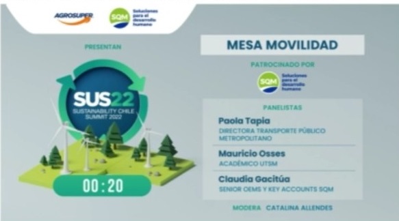 DTPMet's tweet photo. #AhoraDTPM Se realiza la tercera jornada de Sustainability Chile Summit, #SUS22 , ciclo de conversaciones sobre sustentabilidad, donde la directora @PaolaTapiaSalas, participará en la mesa Mesa de Movilidad.
👉Conéctate en https://t.co/JyBAouWmOG https://t.co/22j8JvCIMR